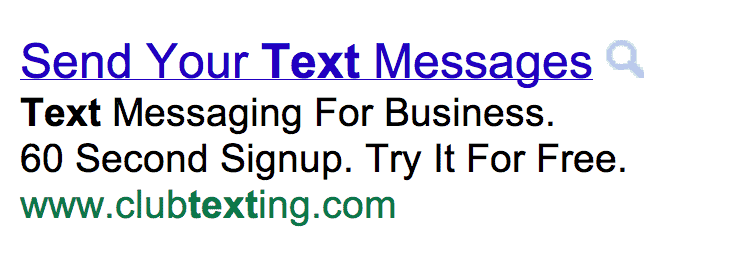 ClubTexting SMS Campaign takes 60 seconds to setup