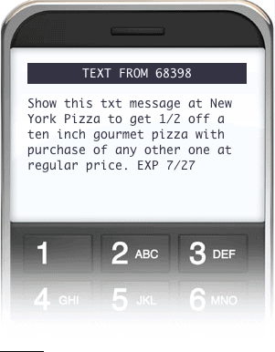 Restaurant SMS Example - After