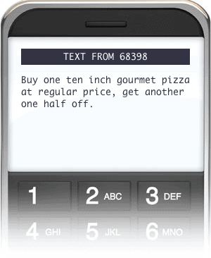 Restaurant SMS Example - Before