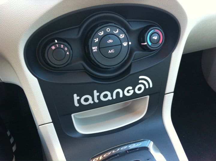 Tatango Car - Dashboard View of Ford Fiesta
