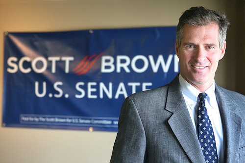 Scott Brown Political SMS Campaign