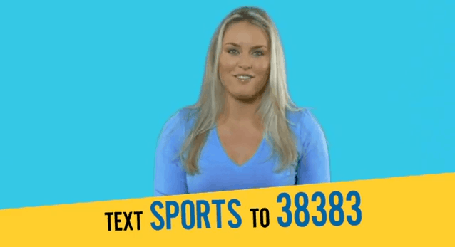 Do Something SMS Campaign - Text SPORTS to 38383