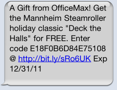 OfficeMax SMS Marketing Campaign