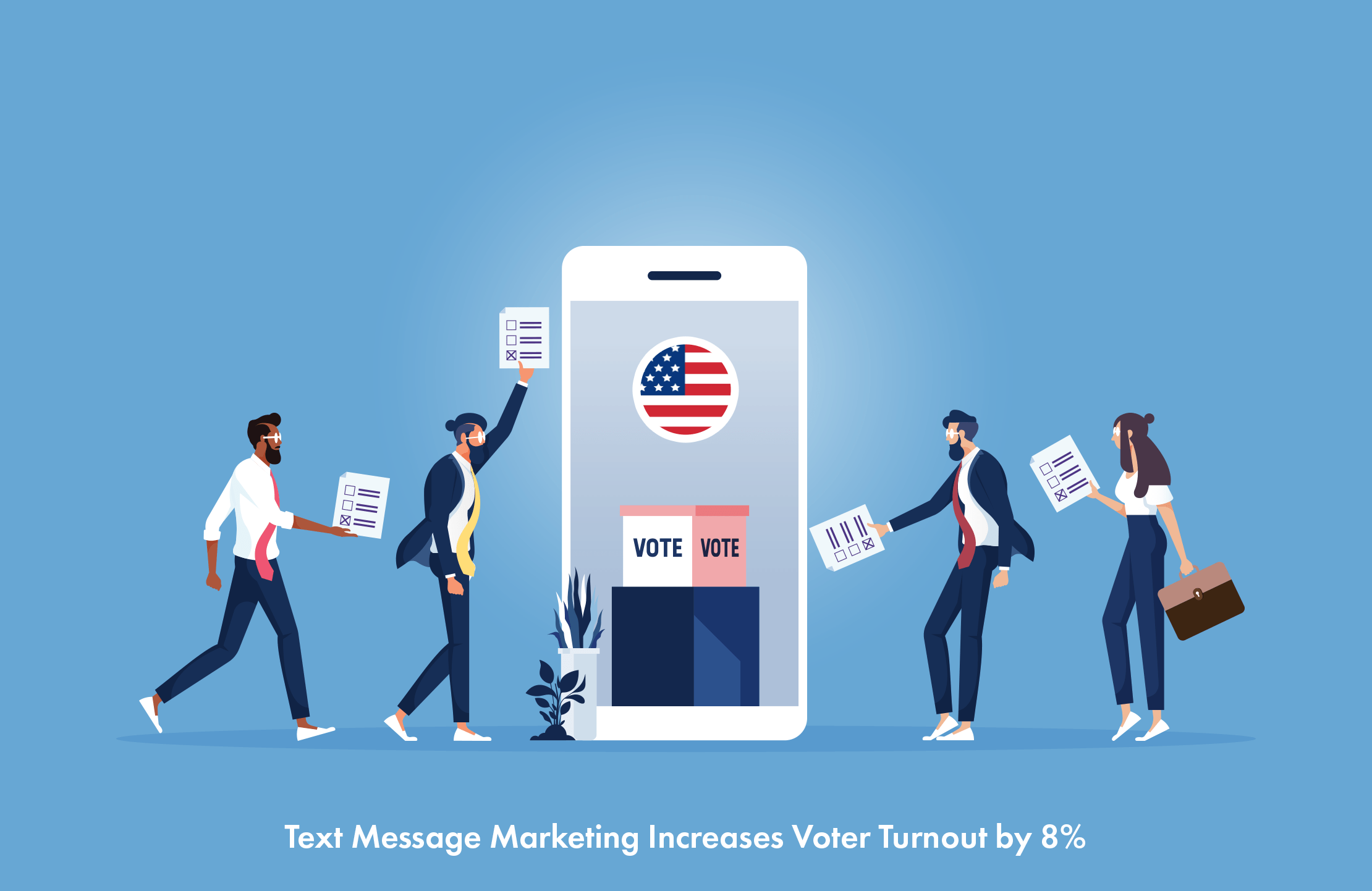 1 in 4 Voters Want Information Sent to Mobile 4