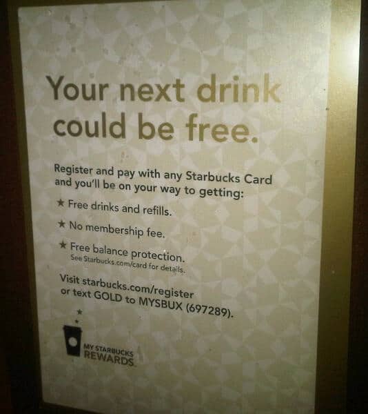 Starbucks Text Message Marketing Campaign