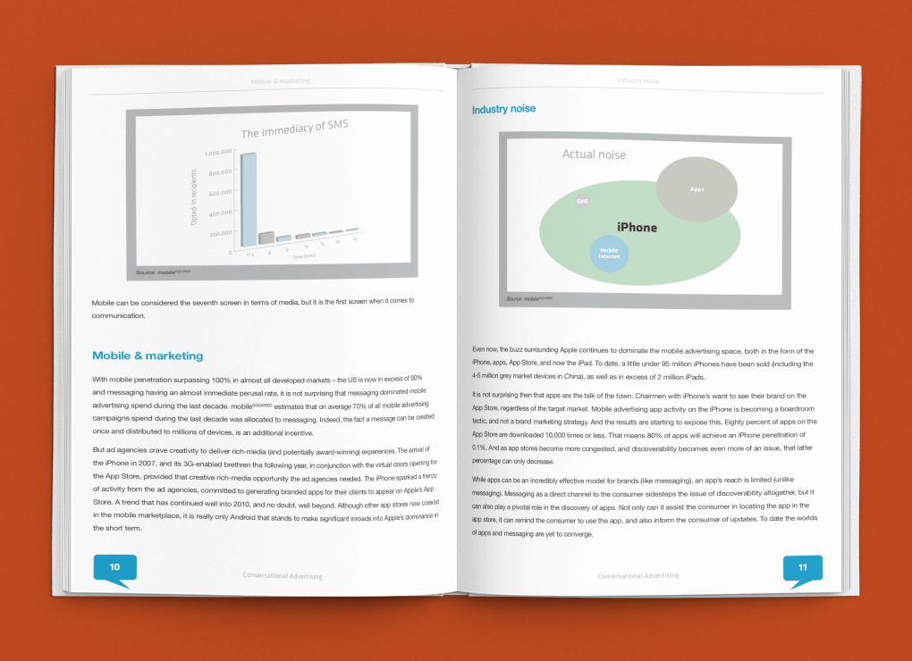 Conversational Advertising Report by MobileSquared - Page 10 and 11