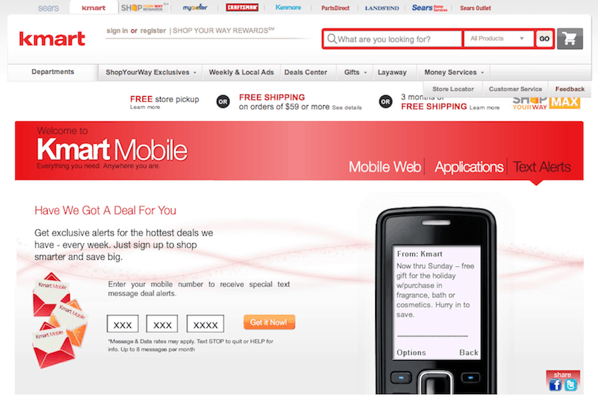 20 Examples of Websites Advertising Their Text Messaging ...