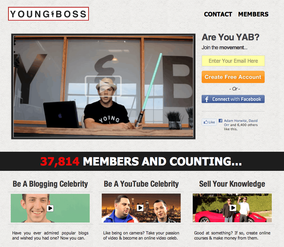 Young and Boss Website