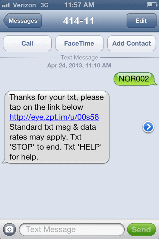 Northgate Mall SMS Keyword 