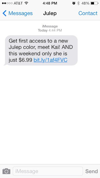E-Commerce SMS Promotion