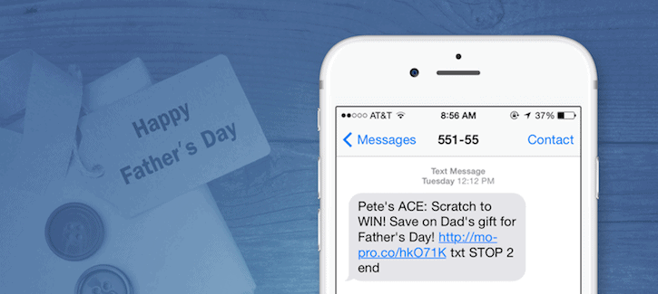 19 SMS Marketing Examples from Father's Day