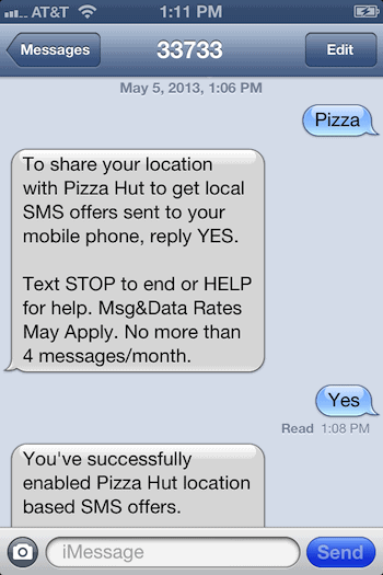 SMS Marketing Geofence