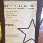 Starbucks SMS Loyalty Program Advertisement