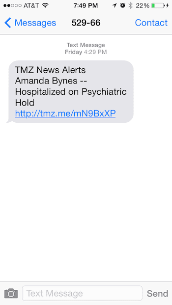TMZ SMS Alerts - New