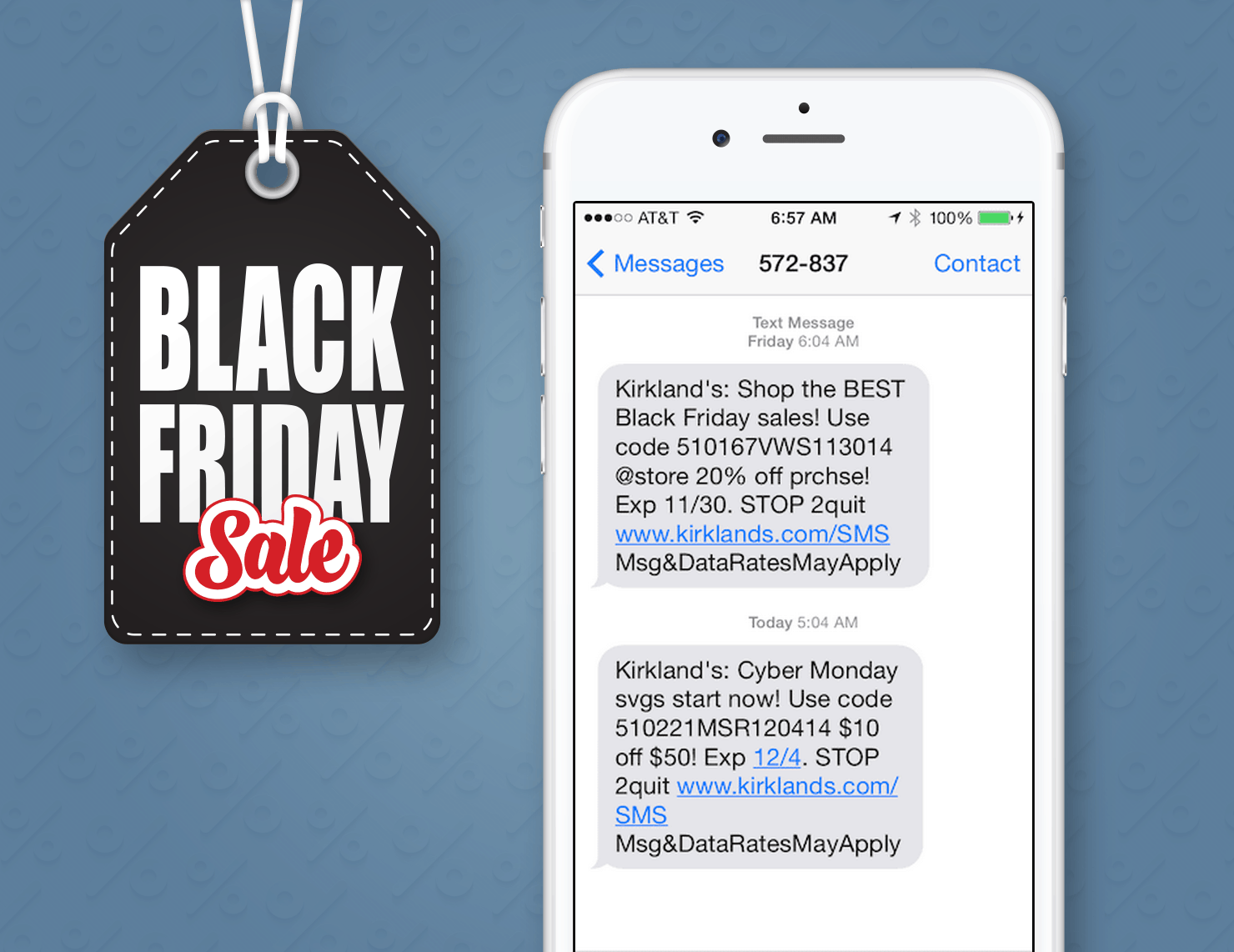 Top SMS Marketing Examples From Black Friday Tatango