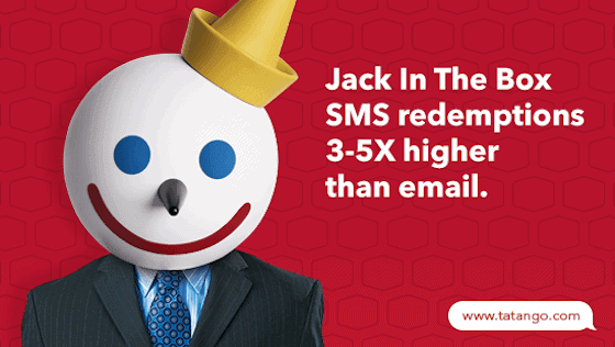 Jack In The Box SMS Marketing Redemptions