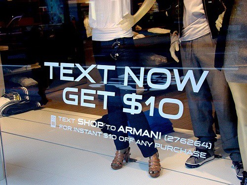SMS Advertising Example