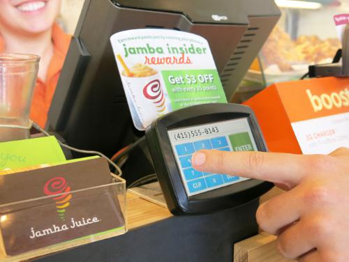 Jamba Juice unveiled its new Jamba Insider Rewards program that allows consumers to conveniently earn rewards, personalized offers, and free products without the need to carry a rewards card. The program enables custom rewards based on an individual&apos;s previous purchase behavior, making the program not only convenient, but also tailored to their buying habits and favored menu items. Consumers can easily activate their Jamba Insider Rewards account by registering online at jamba.com/rewards. For more information, please visit www.jambajuice.com/rewards. (PRNewsFoto/Jamba Juice Company)