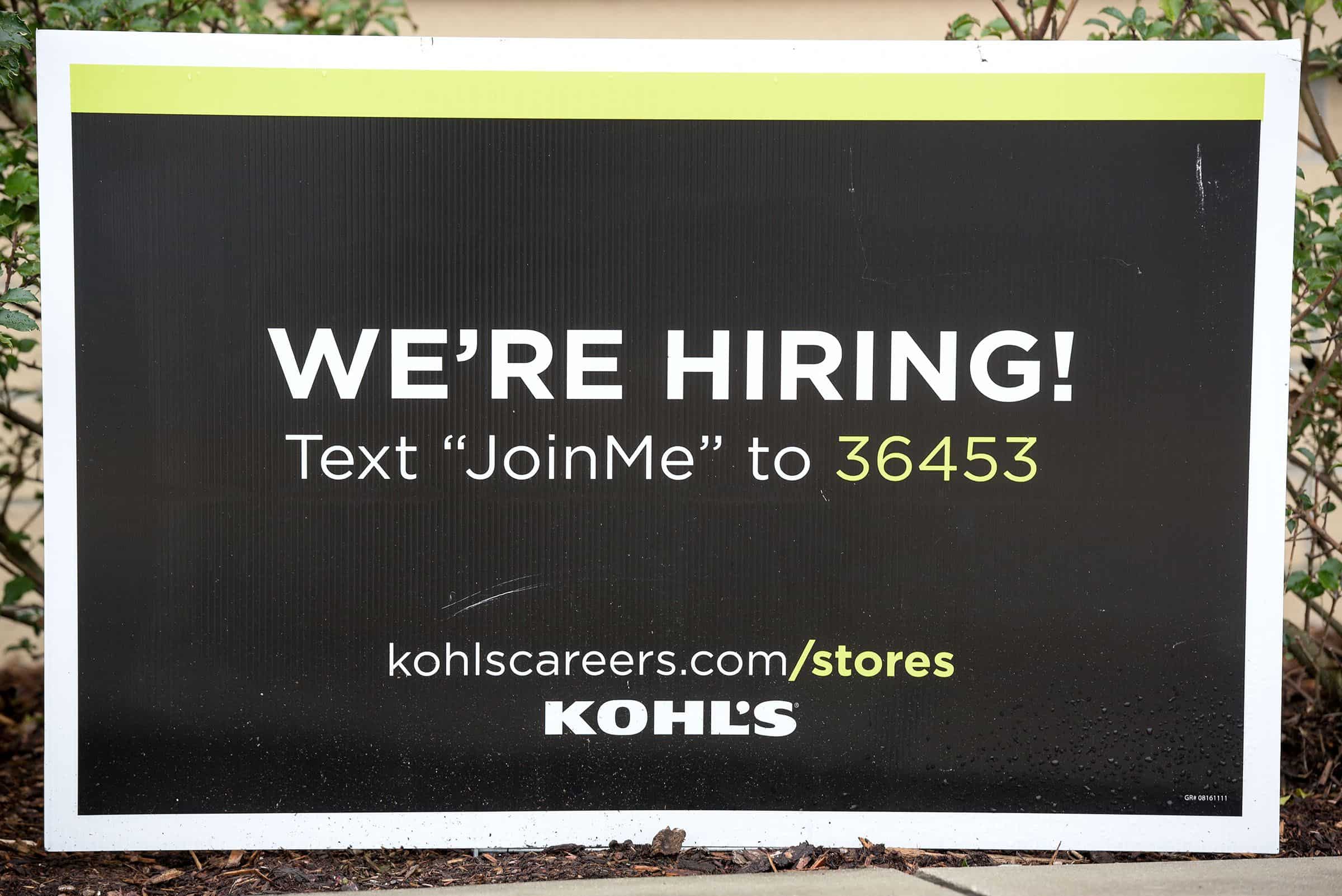 Kohls - Text Message Recruiting Example