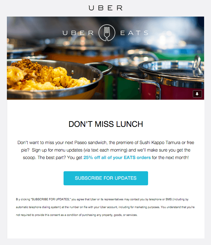 How Uber Is Using SMS Marketing to Feed Seattle  Tatango