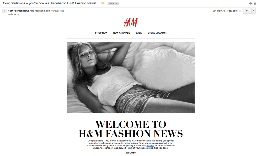 H&M Email Marketing
