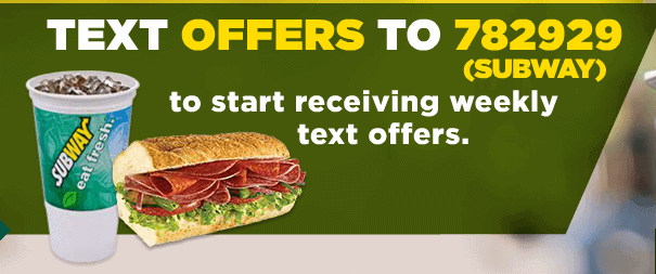 Subway Text Message Advertisement Example - 6