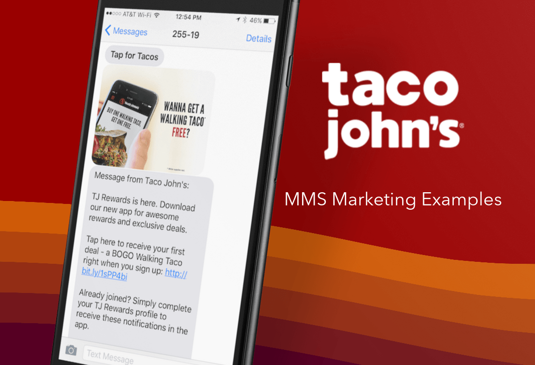 Taco Johns MMS Marketing Example - App Download