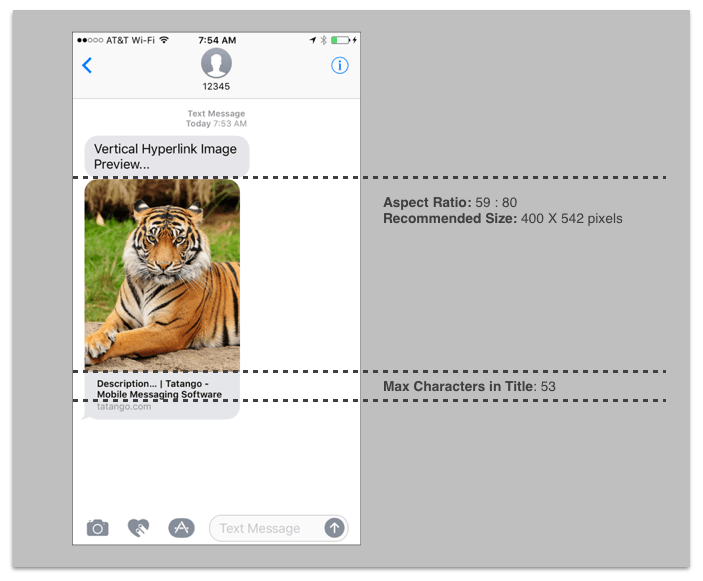 iOS 10 Text Message Image Dimensions 3