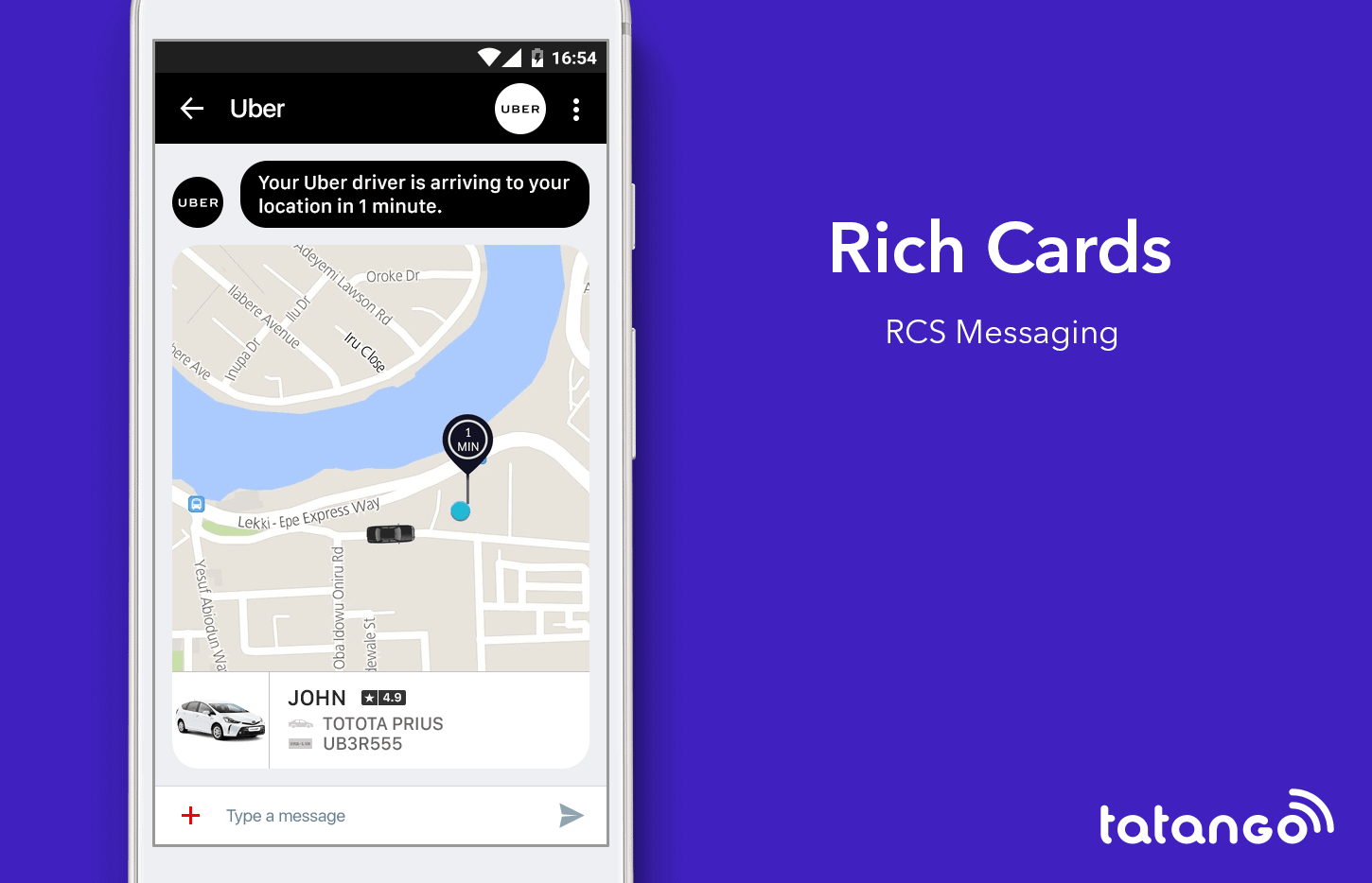 RCS Messaging for Business - Rich Cards