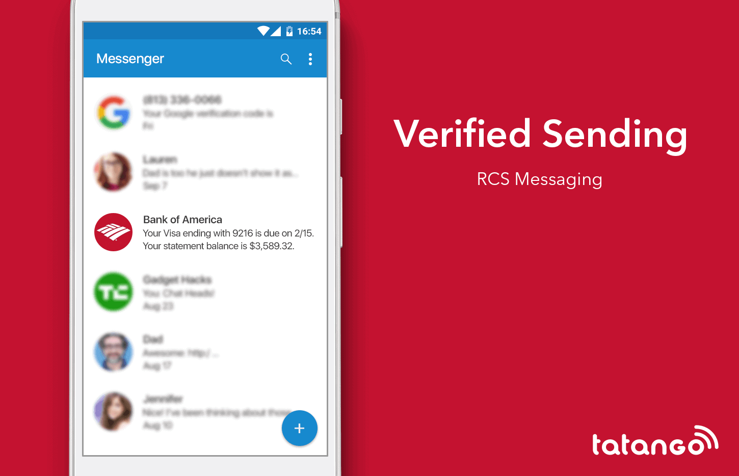 RCS Messaging for Business - Verified Sending