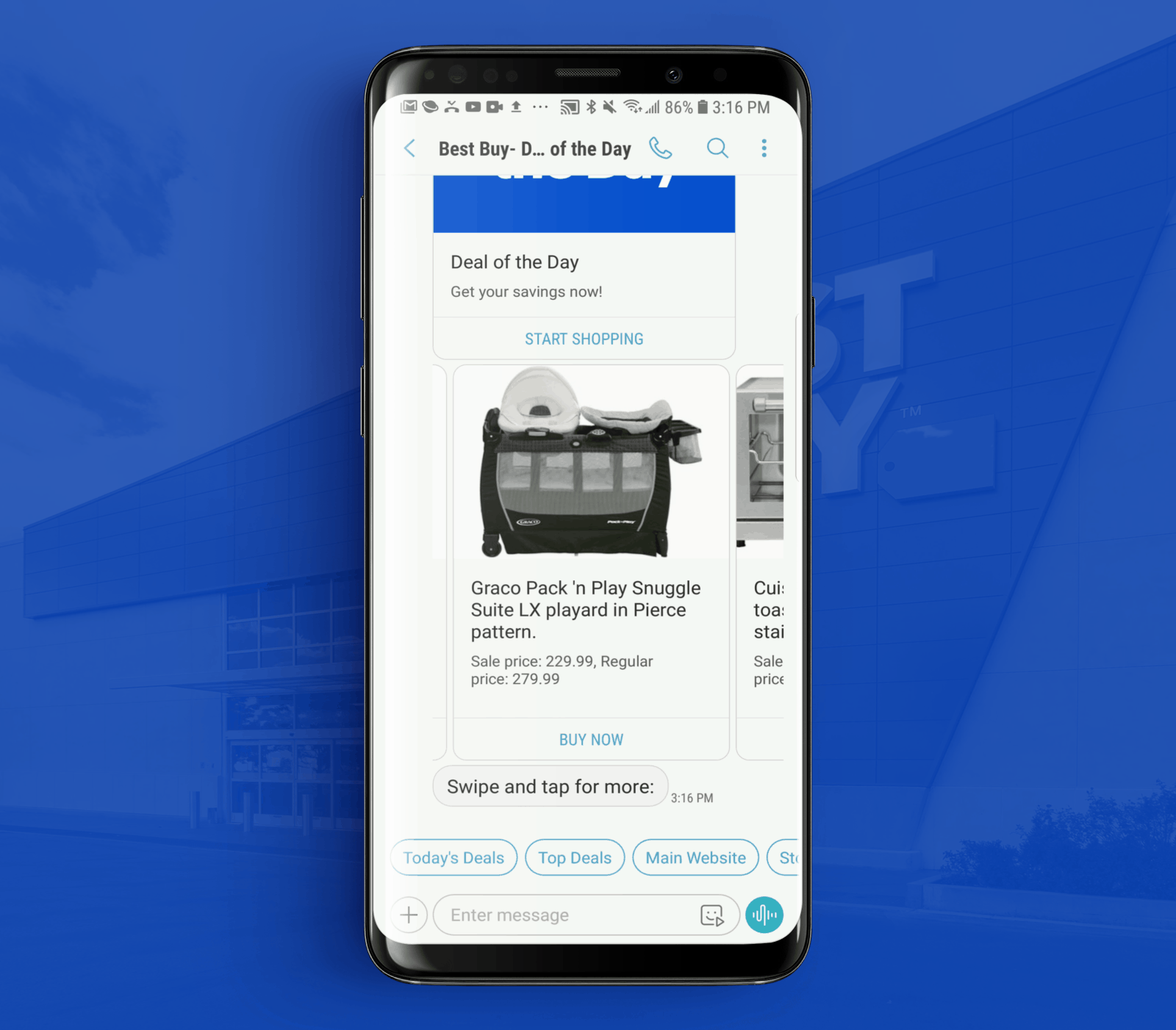 RCS Business Messaging Example from Best Buy 4
