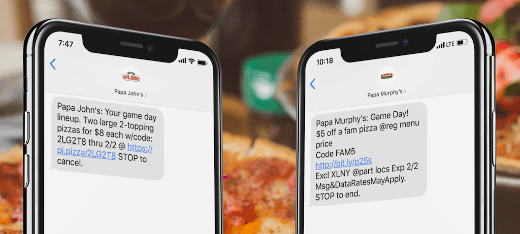 SMS Marketing Showdown - Papa Johns vs Papa Murphys - Thumbnail