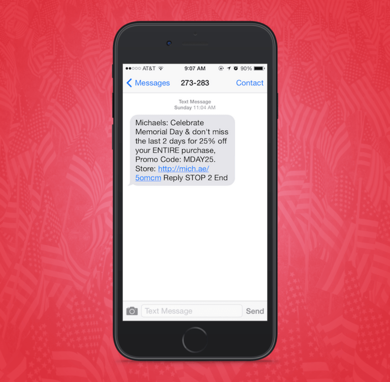 19 Memorial Day SMS Marketing Examples | Tatango