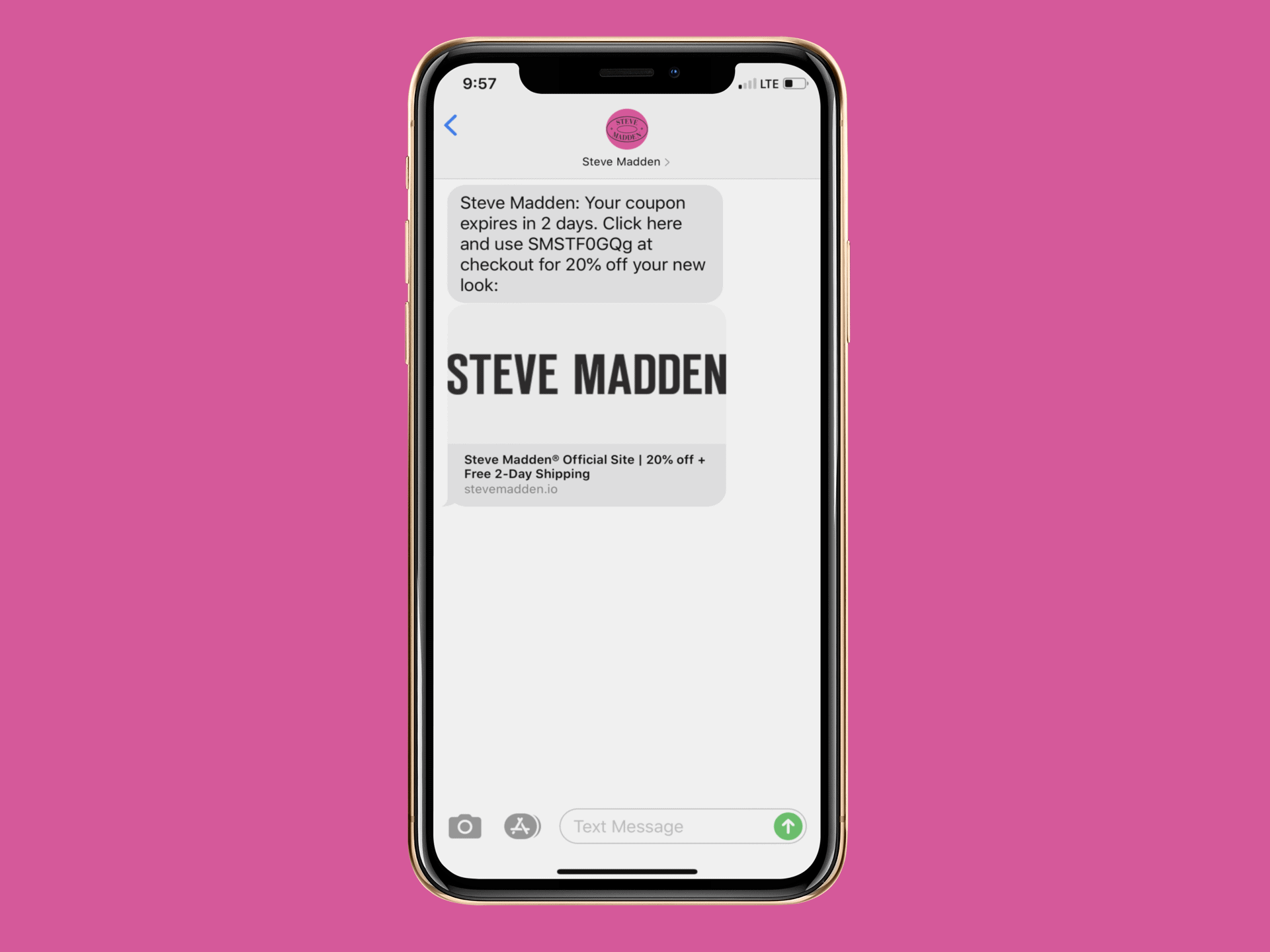 Steve-Madden-Text-Message-Marketing-Example