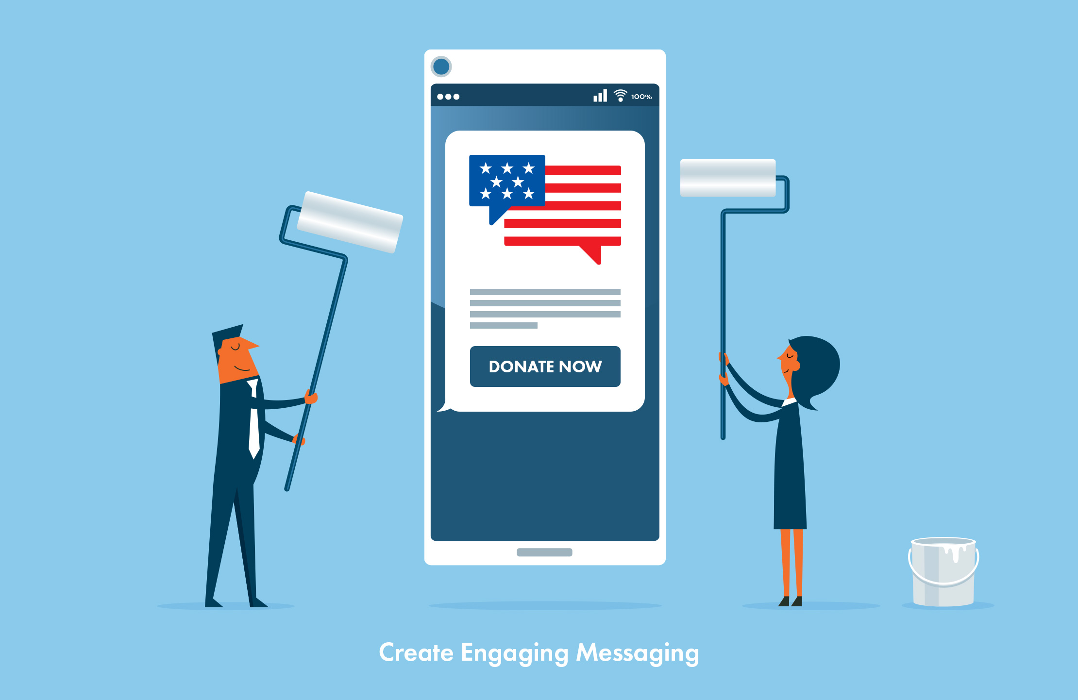 Democratic Fundraising SMS Marketing