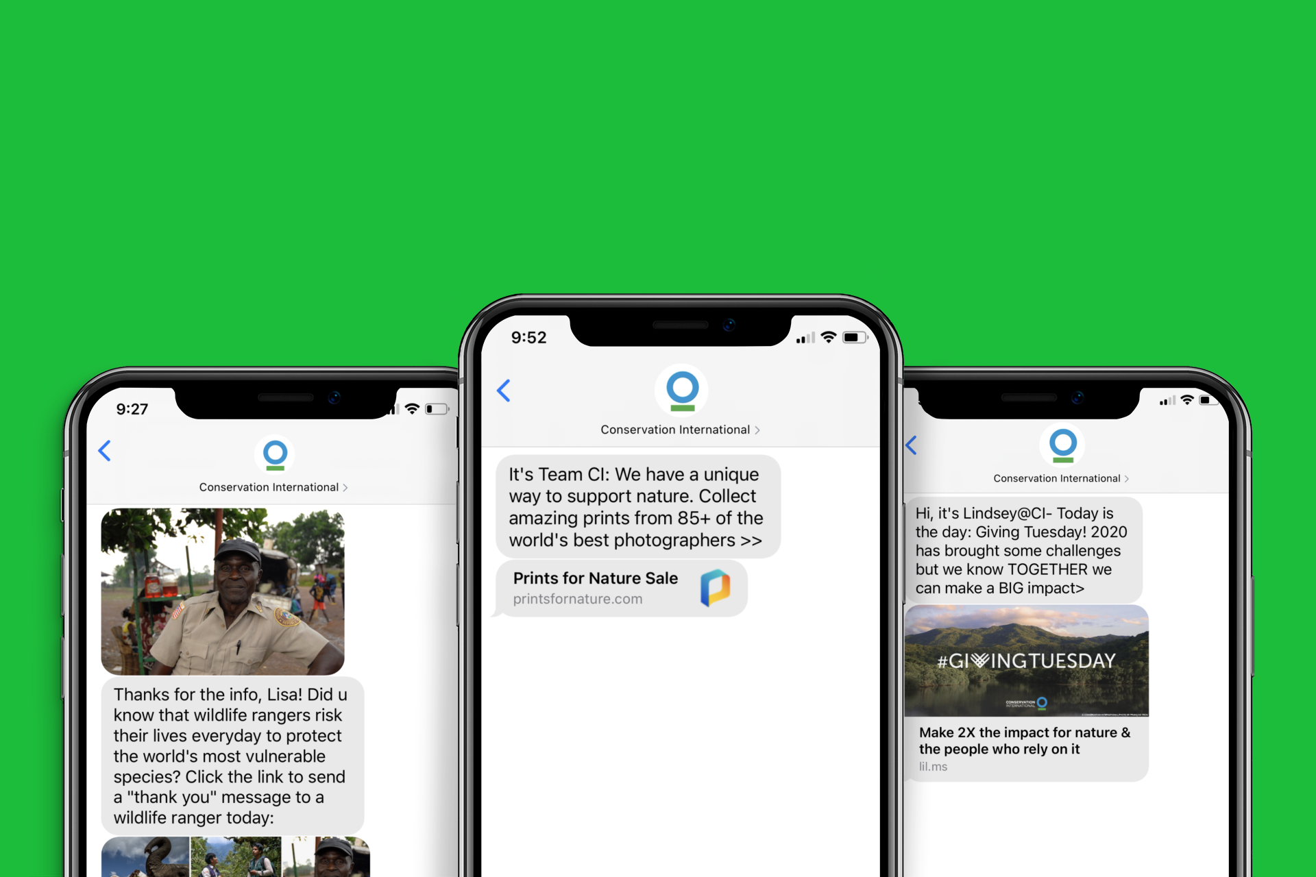 How Nonprofit Organizations Are Using Text Messages_Conservation International