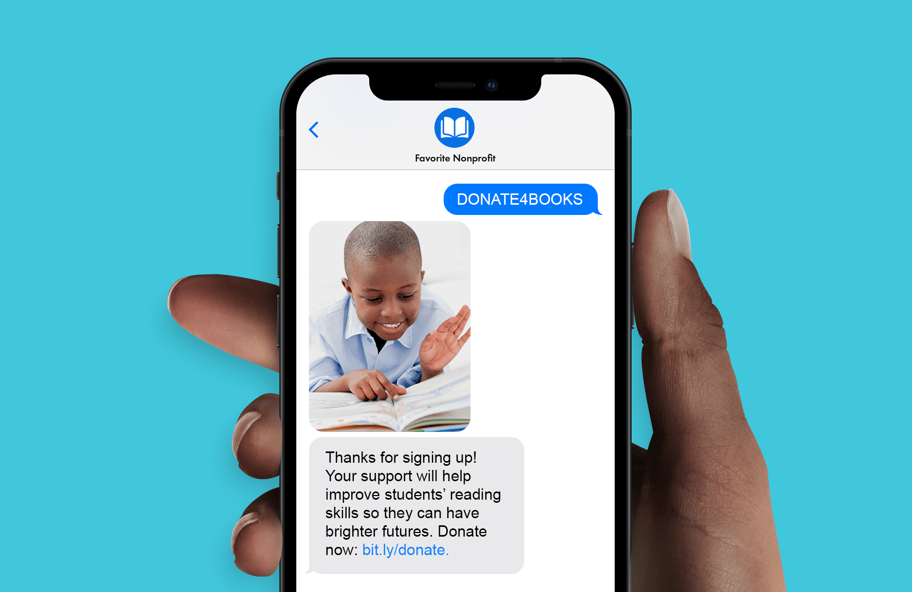 Text to give is convenient for your nonprofit to manage and makes the donation process accessible and quick. 