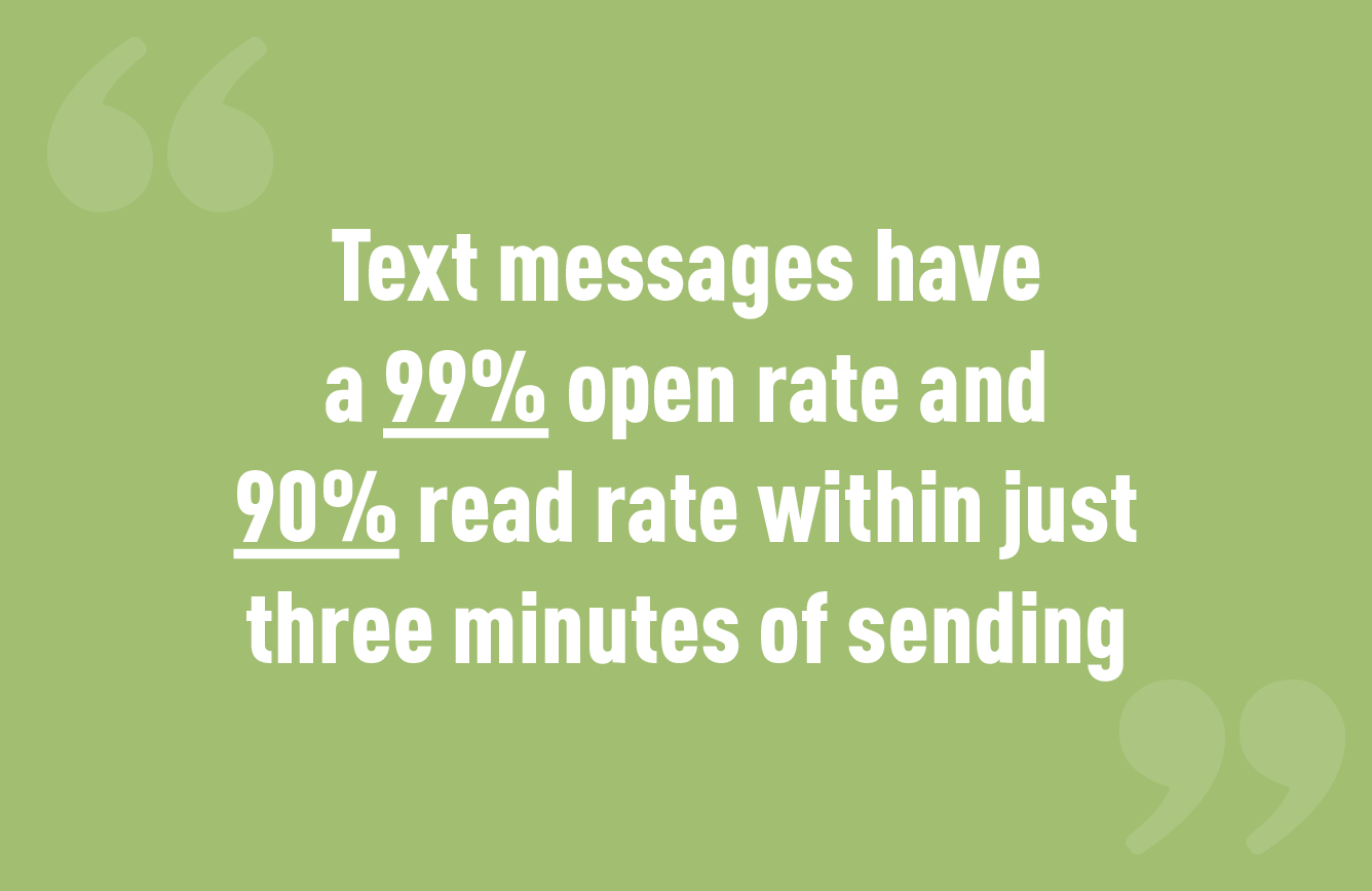 With text to donate, your nonprofit can ensure your donation requests are seen. 