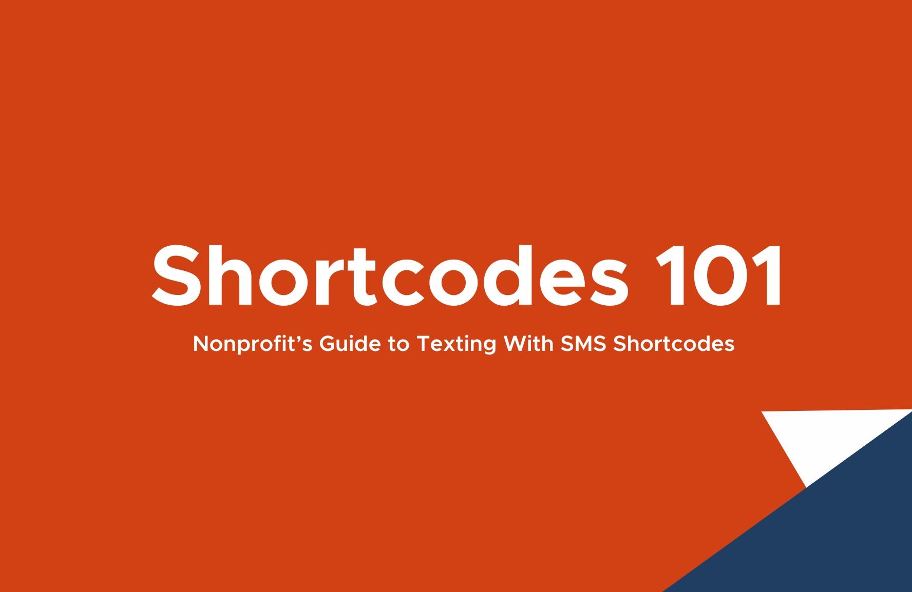 SMS shortcode for nonprofits
